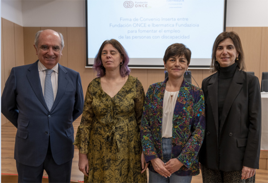 Las fundaciones ONCE e Ibermatica fomentarán el empleo inclusivo