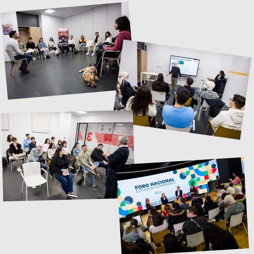 Collage de distintos momentos de la jornada