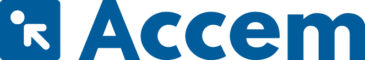 Accem - logo azul horizontal